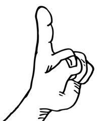 Up point finger