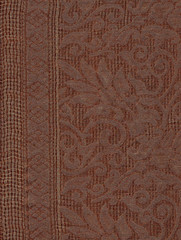 Fond floral doré.