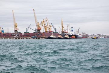 Fototapeta premium industrial port