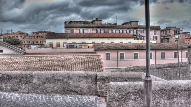 Roma, colle Celio, architetture