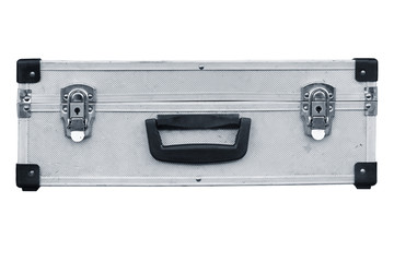 Used aluminum suitcase