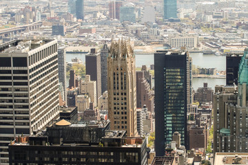 Fototapeta na wymiar New York city buildings