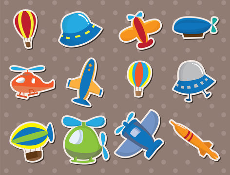 Airplane Stickers