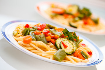 Pasta with vegetables