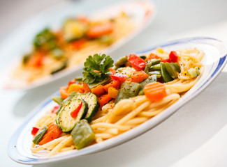 Pasta with vegetables
