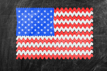 Obraz premium USA flag