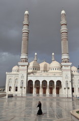 Fototapeta na wymiar Al Saleh Mosque in Sanaa, Yemen