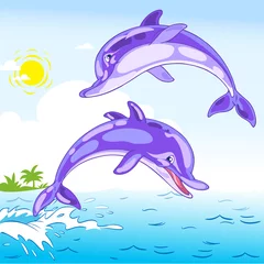  Grappige dolfijnen © Verzh