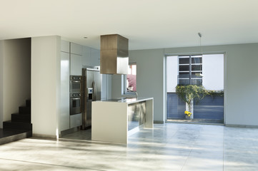 beautiful modern house, view of the kitchen