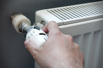 Turning The Heating Radiator Valve On