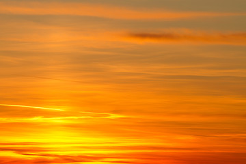 Obraz premium Cirren bei Sonnenuntergang