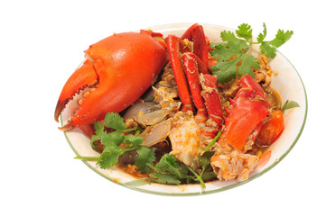Serving Of Chili Crab