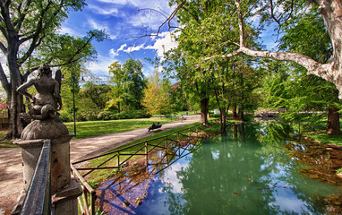 Fototapeta premium HDR....Parco Sempione Milano