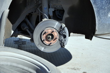 Brake disk of the car