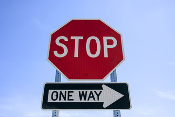 Stop One Way Kombination