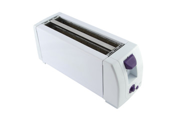 Rectangle toster on white background.