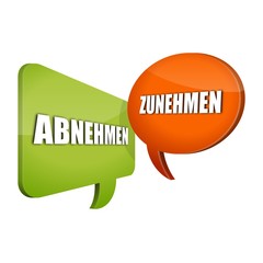 sprechblasen v3 abnehmen zunehmen I