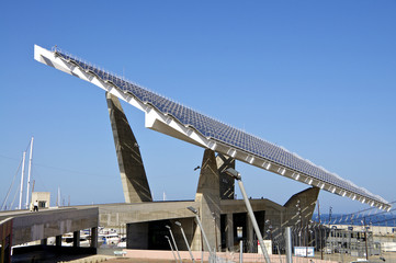 Solaranlage im Port Forum Barcelona