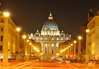 Fototapeta na wymiar Rzym nocą