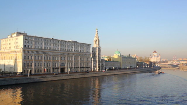 Russia, Moscow,  view of the Moskva River
