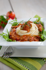 Pasta with sauce