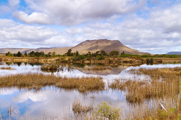 Connemara mountains and lake scenery, Ireland