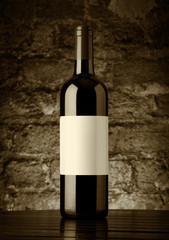 Bottle of red wine