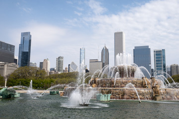 Buckingham Fountain in Chicago