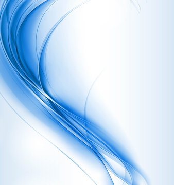 new blue shiny wave composition vector