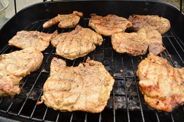 Steaks on BBQ