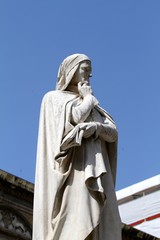 Fototapeta premium verona - statua di dante