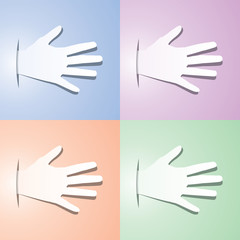vector  hands