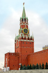 Fototapeta na wymiar Moskwa, Spasskaya Tower
