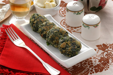 Polpette di spinaci Spinach balls