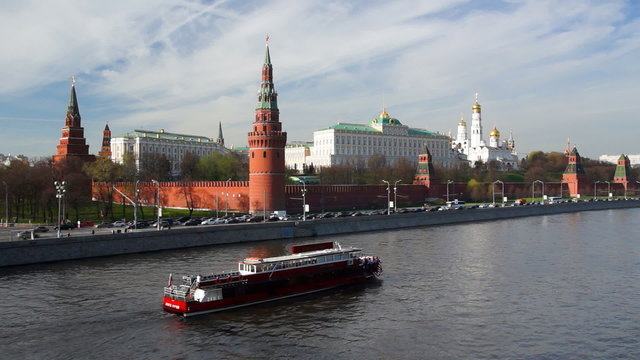 Moscow Kremlin, time-lapse