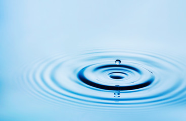 Naklejka na ściany i meble Water Drop, Clean Water Concept
