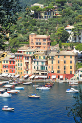 Fototapeta na wymiar Portofino view. Liguria, Włochy.
