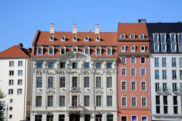 Fototapeta na wymiar Dresden Gründerzeithäuser