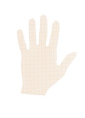 Obraz premium hand millimeterpapier