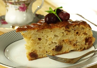 Delicious apple cake for dessert