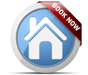 Obraz premium Book now button