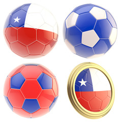 Chile football team attributes isolated