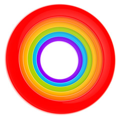 Abstract copyspace torus background