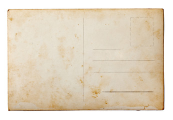 grunge postcard