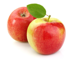 Sweet apple on a white background