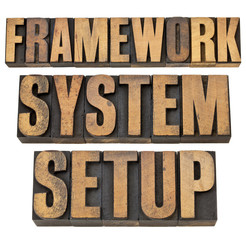 framework, system, setup