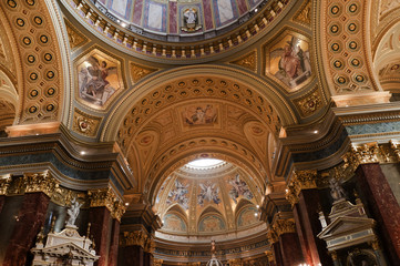 St Stephans Basilica in Budapest Hungary
