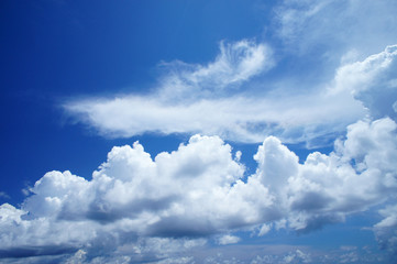Naklejka na ściany i meble Blue Sky i Nicea Chmury