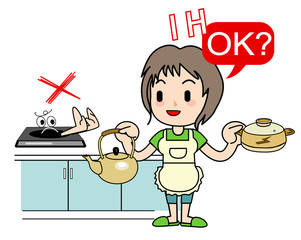 Housework of the mom - IH Cooking