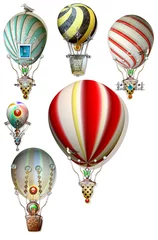 Keuken foto achterwand Fantasie Balloons